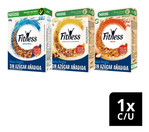 Cereales Fitness Variedades X3 Cajas