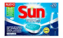 Comprar  Detergente Sun Tabletas 3 En 1 20 Tabletas
