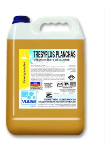 Desengrasante En Caliente / Tresyplus Planchas / Vijusa 5 Lt