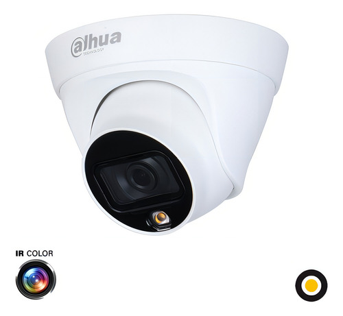 Camara Dahua Ip Domo Full Color 2mp 2,8 Mm Poe Color Blanco