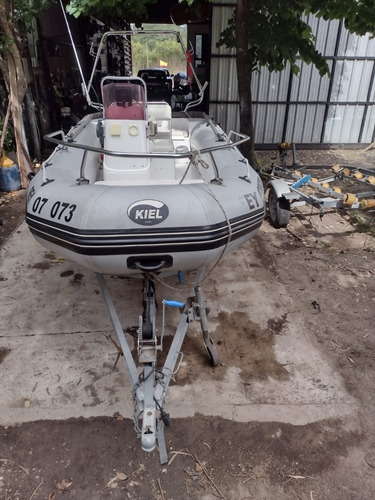 Imagen 4 de 11 de Semirrigido Kiel 560 Evinrude Etec 60 Hp -trailer