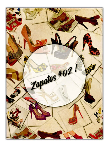 Zapatos #02!  Lámina Decoupage Autoadhesiva 30 X 42 Cm