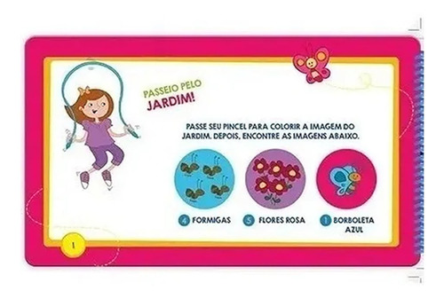 Imagem 4 de 4 de Livro Aquabook Menina Sereia Pintar Com Água Culturama