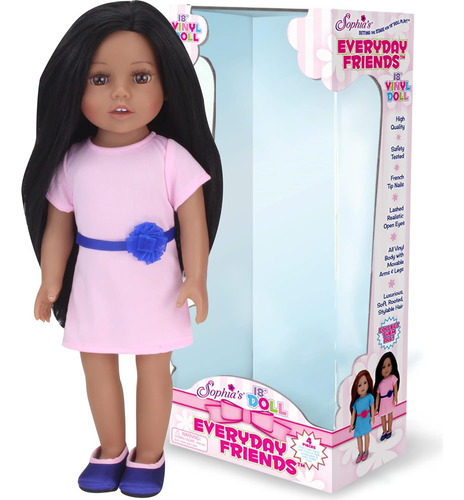 Sophia's Everyday Girl Collection Posable Muñeca De Vinilo