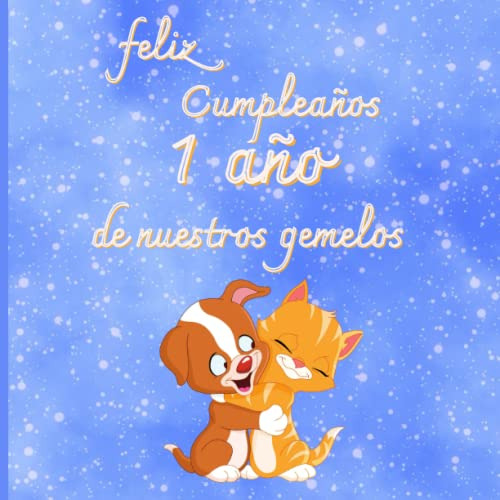 Libro De Cumpleaños De Gemelos 1 Año: Libro De Recuerdos Int