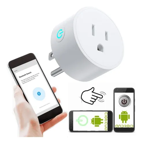 Enchufe inteligente,Smart Plug Toma de aire acondicionado Compatible con  Alexa Google Assistant para control de voz, Mini tomacorriente inteligente  Wifi con función de temporizador, no requiere concentrador, certificado FCC  ETL blanco 