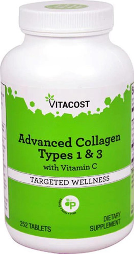 Colageno Tipo 1 E 3 Hidrolisado Com Vitamina C - 252 Cáps.