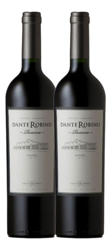 Vinos Dante Robino Reserva Bonarda 750 Ml X4