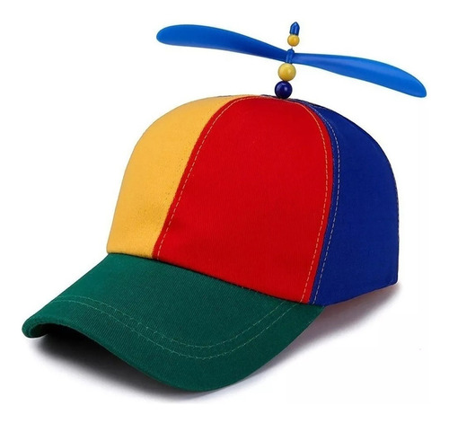 Bamboo Dragonfly Patchwork Baseball Cap Helicopter Propeller