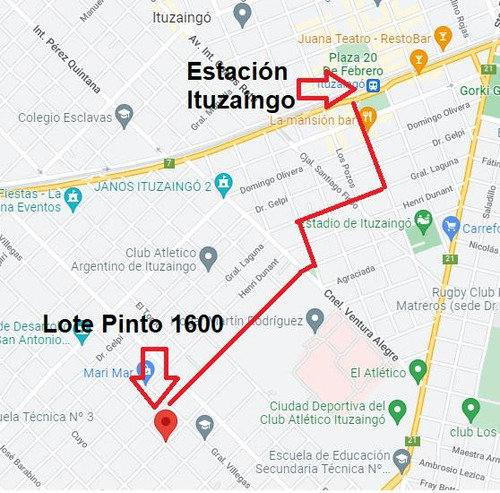 Ultimo Lote Terreno Venta Ituzaingó Financia Ideal Duplex