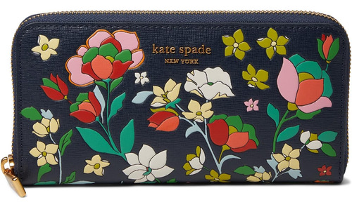 Kate Spade New York Morgan Flower Bed Cuero Saffiano Relieve