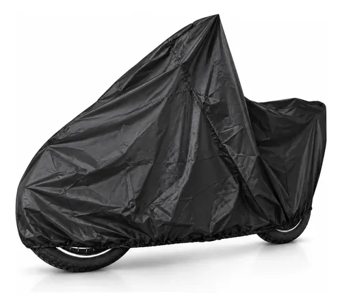 Capa Para Moto Impermeável Leve Proteção Uv Sol Chuva P M G Preto G