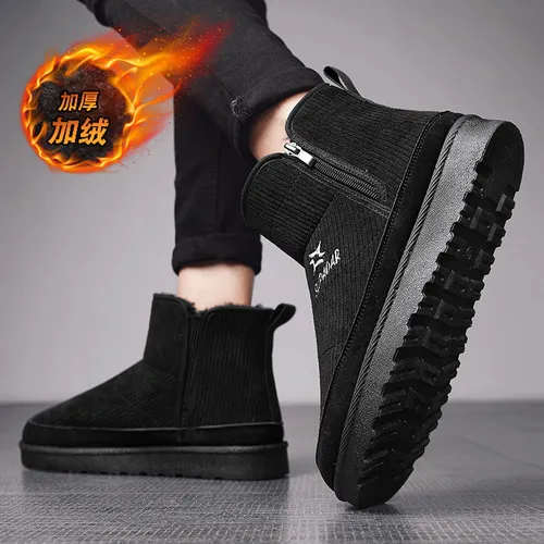 Zapatos De Algod n C lido Gruesos Y Con Forro Polar Live Wi