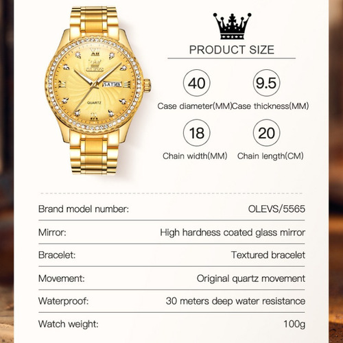 Reloj Resistente Al Agua Con Forma De Diamante