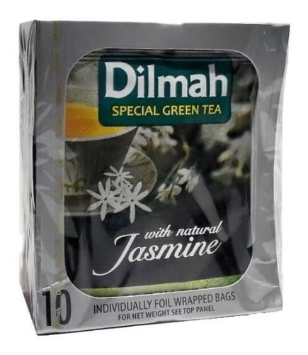 Dilmah Te Verde Con Jazmin Pack X 6 Cajas X 10 Saquitos !