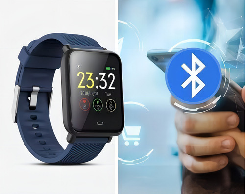 Smartwatch Bakeey Q9 tela de 1.3"