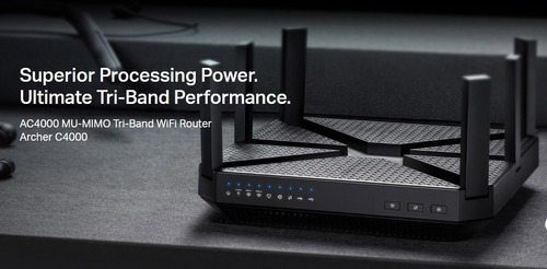 Router Tp-link Archer Ac4000 Tri Band Mu-mimo Beamforming