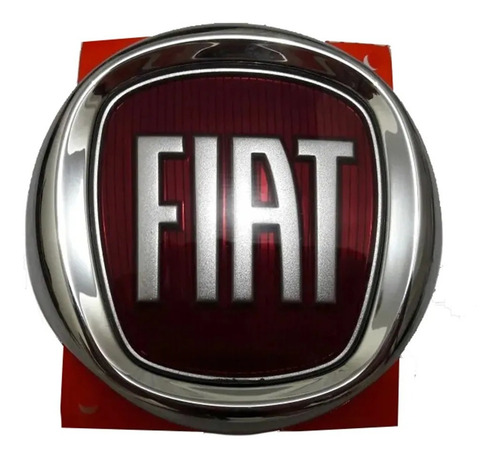 Imagem 1 de 2 de Emblema Da Grade Dianteira Uno Mille 2010 2011 2012 Fiat