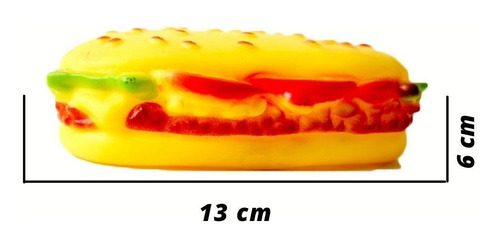 Imagem 5 de 8 de Brinquedo Pet Sanduiche Sonoro Cachorro Interativo Oferta