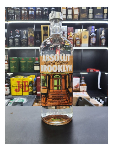 Vodka Absolut Brooklyn Lacrada 1 Litro Original Raridade 