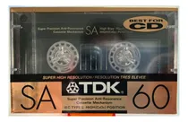 Comprar Fita Cassete K7 Tdk Sa 60 Super Avilyn Type Ii Made In Japan Preto