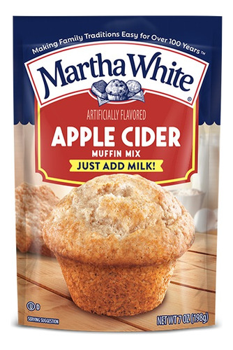 Harina Para Muffins Martha White Apple Cider 198g Sidra  