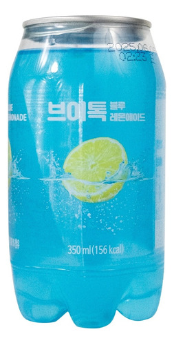 Bebida Coreana Vtalk Sabor Limonada Azul 350 Ml