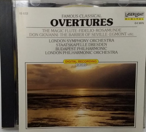 Varios Artistas- Famous Classical Overtures- Cd, Usa, 1989