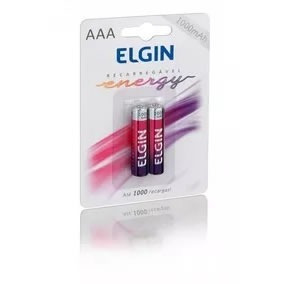 05 Blister Com 2 Pilhas Recarregável Palito Aaa - 1000 Mah
