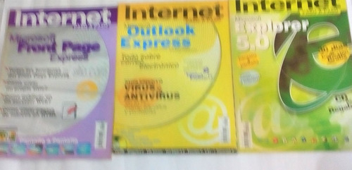 Lote De 3 Revistas Internet Paso A Paso Revista Antigua (Usado)