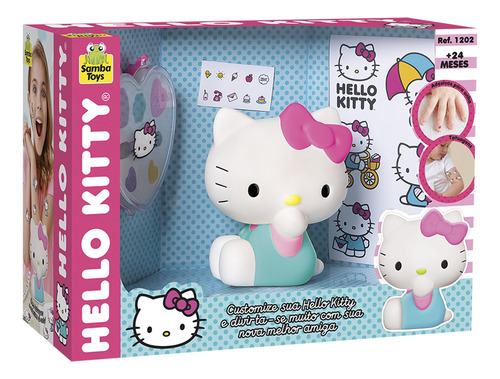 Boneca Em Vinil Macio Com Acessorios Hello Kitty Custom