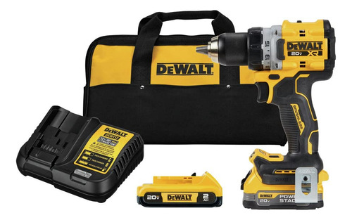 Dewalt 20v Max* Xr Compact Drill/driver With Powerstack Bat.