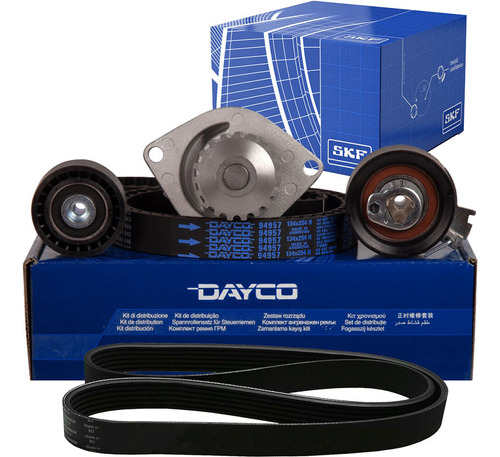 Kit Distribución Dayco + Bomba Skf + Poly-v 206 1.6 16v 2014