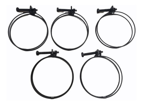 Abrazaderas Para Manguera Automotriz 3 1/2 Acero (5) Pza