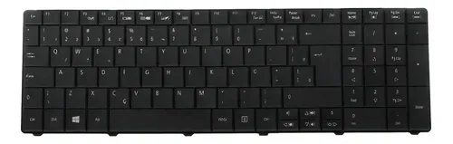 Clavier AZERTY Français Neuf Pour Acer Aspire E1-521, E1-531, E1-531G - Réf. Q5WPH - Noir