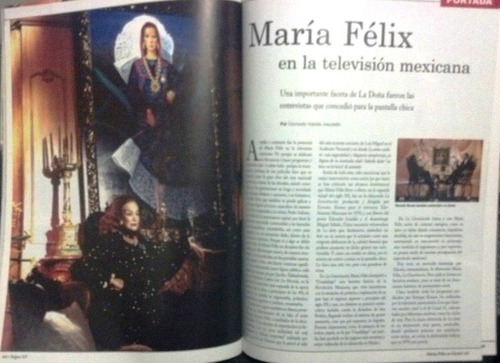 Maria Felix Revista Super Tv.cine Mexicano