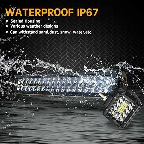 Barras De Luz - Turbo Sii 22 Barra De Luces Led 5d 120w Foc