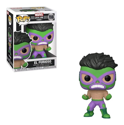 Funko Pop! Marvel Lucha Libre Edition El Furioso 708 Hulk
