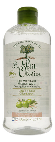 Agua Micelar Limpiadora Le Petit Olivier Para Mujer 400ml