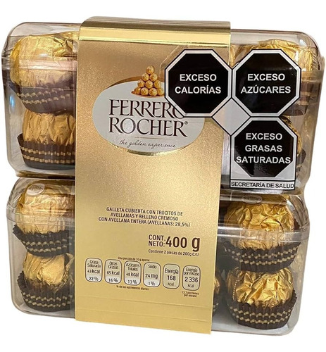 Chocolates Ferrero Rocher 32 Piezas 