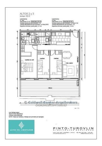 Apartamento De 3 Dormitorios En Venta En Aguada