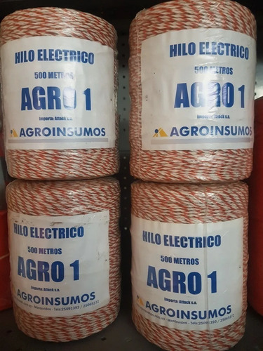 Imagen 2 de 4 de Hilo, Piolín Eléctrico Para Pastoreo Y Electrificador Calida