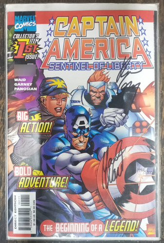 Captain America Sentinel Of Liberty Nº 1 * Firma Autores *