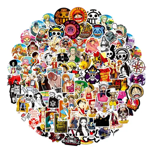 comprar 100 Stickers De One Piece - Etiquetas Autoadhesivas