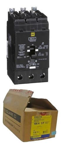 Interruptor Termomagnetico Square D Edb34100 3x100a