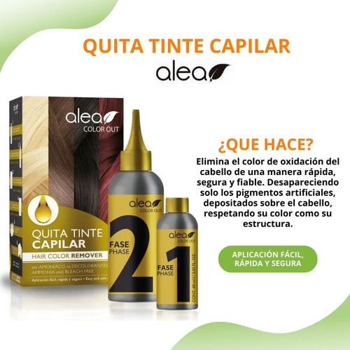 Extractor De Tinte Sin Amoniaco 3 Kits Tipo Color Reverse