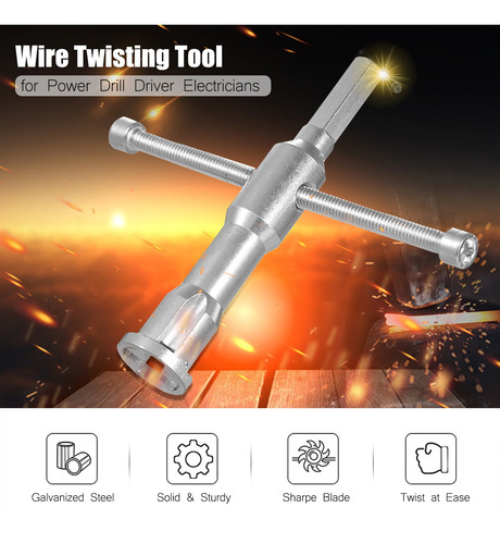 Wire Twisting Tool Wire Stripper And Twister For Stripping