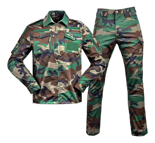 Camisa De Camuflaje Con Camuflaje Para Actividades Al Aire L