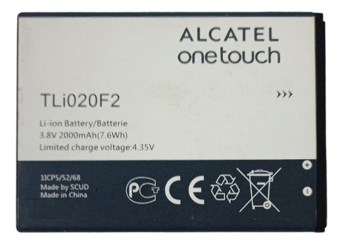 Bateria Alcatel Tli020f2 Para Onetouch 7040 Pop C7 U5