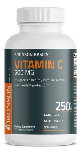 Vitamina C 500 Mg 250 Tabletas